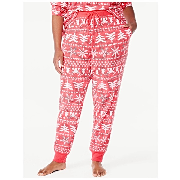 JOYSPUN WOMEN’S WAFFLE HACCI KNIT SLEEP SET - Picture 7 of 12